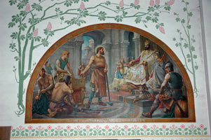 Saint Eloi prsente au roi ses trones