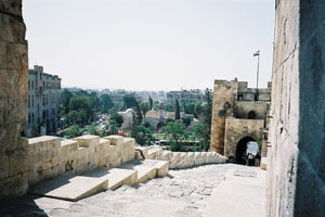 Portail byzantin  fronton triangulaire 